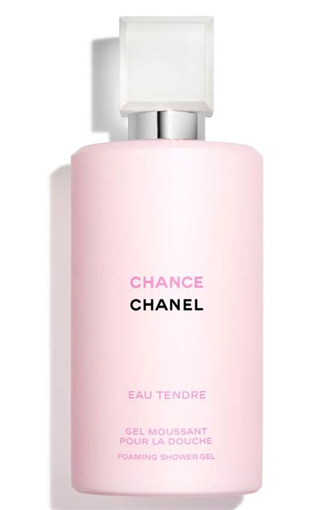 chanel douche|Chanel foaming shower gel.